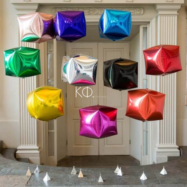 15 " Cube Шар 3D Зеленый - фото