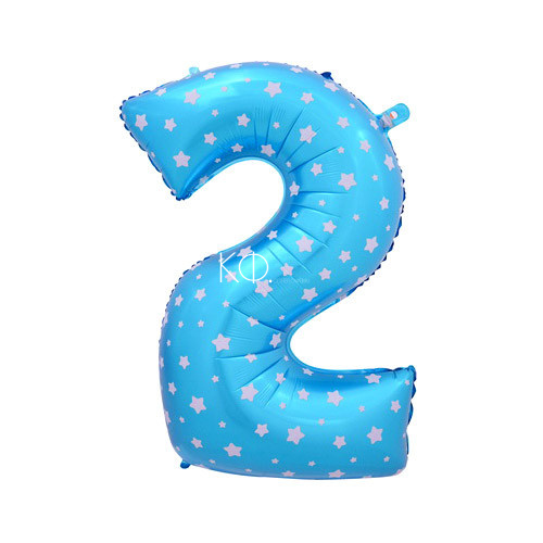 Цифры голубые звезды 1,2,3,4,5,6,7,8,9,0 - фото