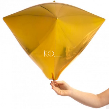 17 " Diamond Шар 3D Золото - фото