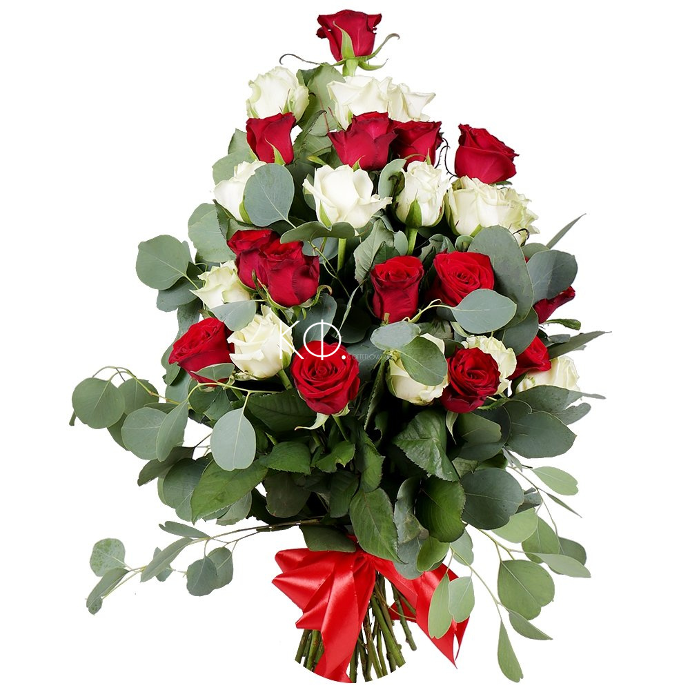 Траурный букет "Ангел" - фото