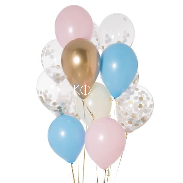 12" Букет из шаров с конфетти «Триумф» - фото