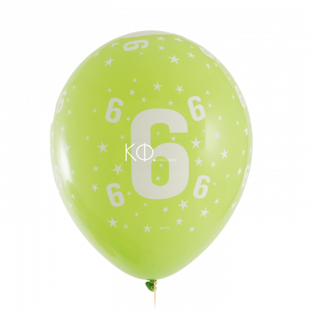 Воздушные латексные шары цифра 1 до 10 - фото