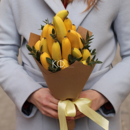 Букет из фруктов "Банановый" - фото